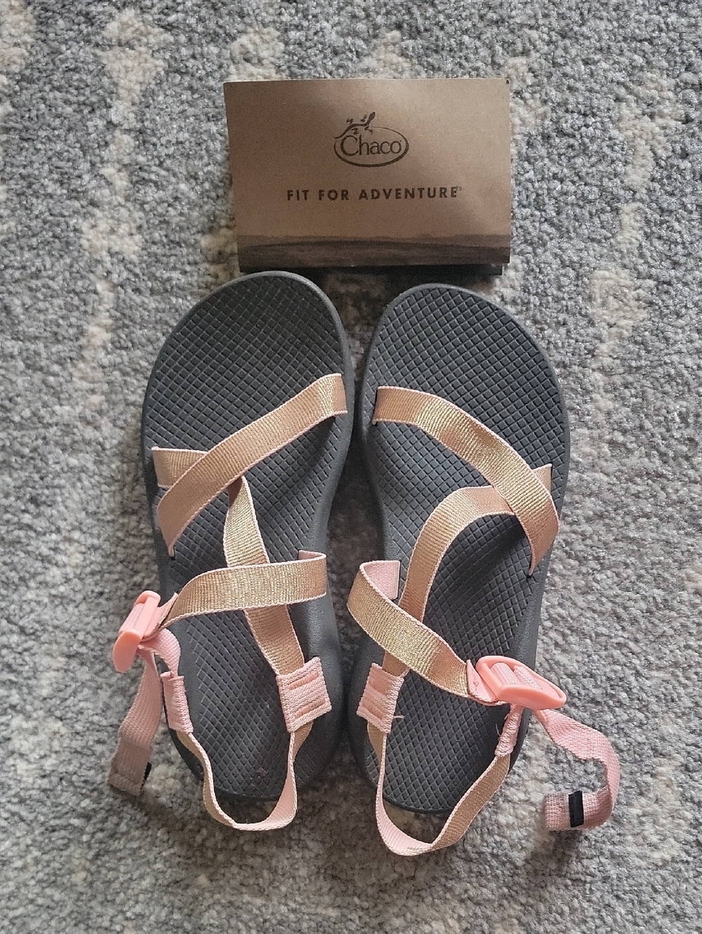 Chaco Women's Strappy Sandals in Rose Gold Women's 7